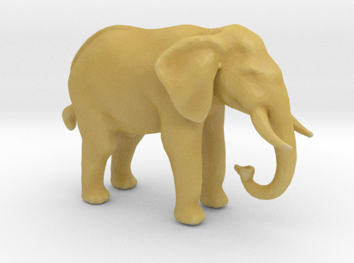 N Scale African Elephant 3d printed