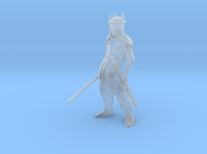 HO Scale 2 Sworded Knight 3d printed 