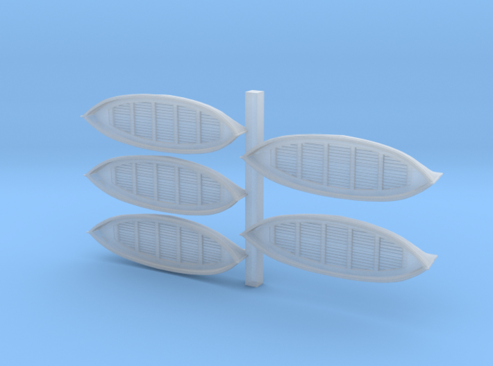 350th scale 26 ft Lifeboats 3d printed