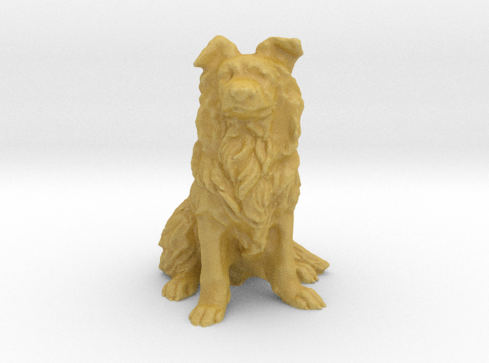 S Scale Border Collie 3d printed