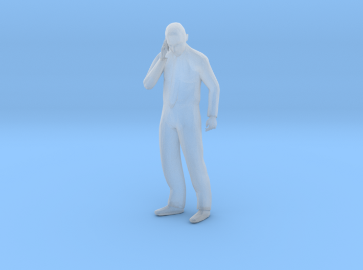 S Scale Man Talking on the phone 3d printed