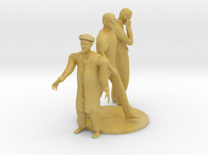 HO Scale Standing Men 3d printed 