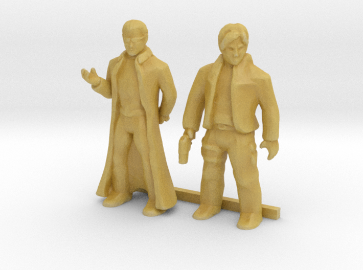 HO Scale Male Robbers 3d printed 