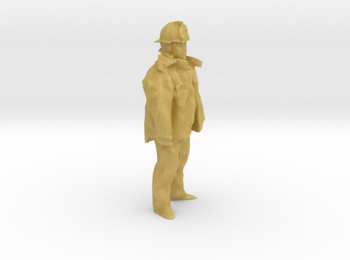 S Scale Fireman 3d printed