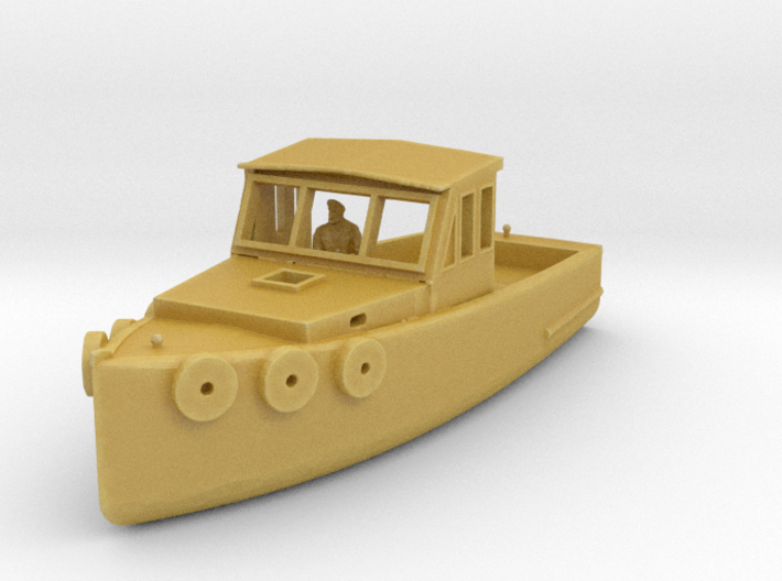 HO Scale Lobster Boat 3d printed
