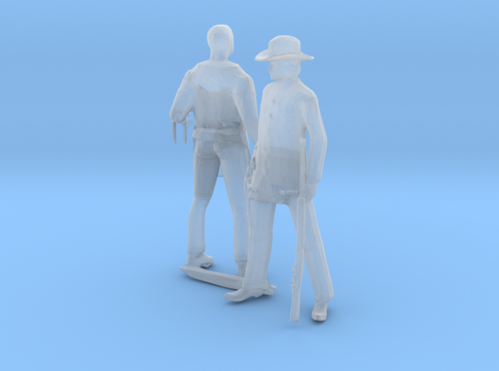 S Scale Old West Figures 3d printed