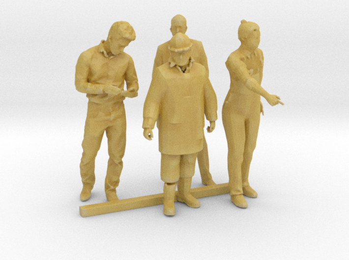 HO Scale Standing Men 2 3d printed 
