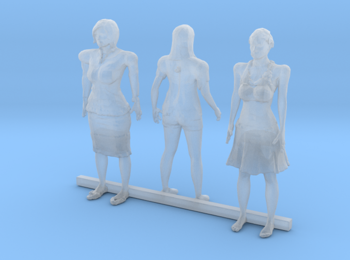 HO Scale Standing Women 4 3d printed