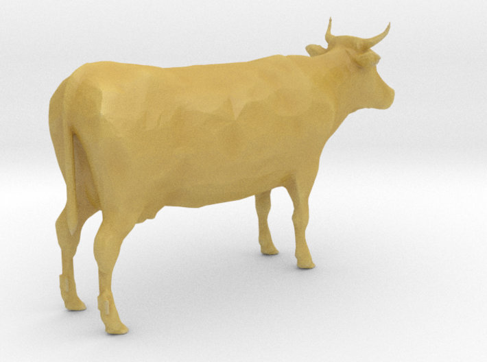 HO Scale Cow 3d printed 