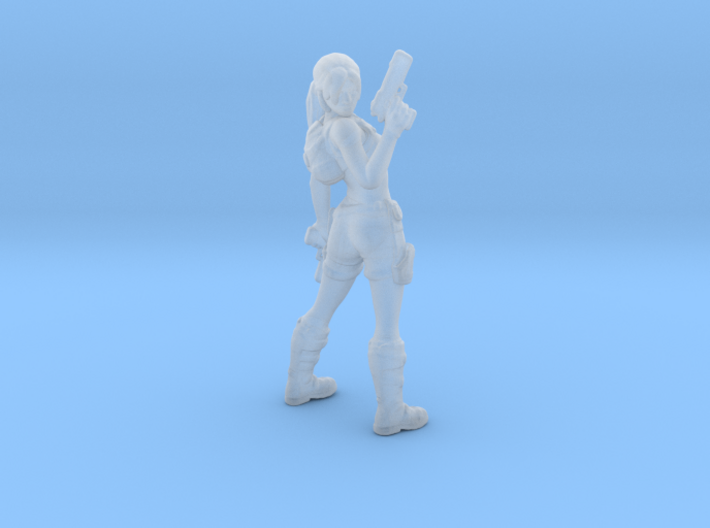 Lara Croft 1/60 miniature for games and rpg 3d printed