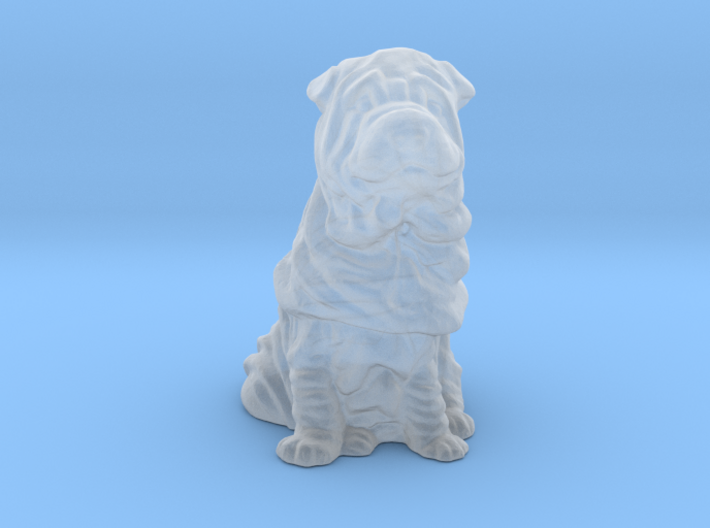 S Scale Shar Pei 3d printed
