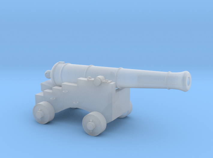 S Scale Pirate Cannon 3d printed