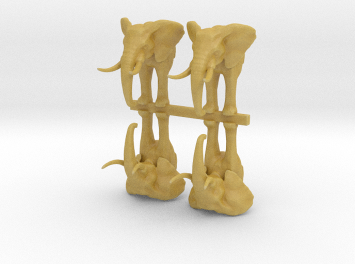 HO Scale Elephant pin 4 3d printed