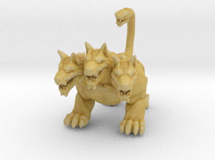 Cerberus dog 1/60 miniature for games and rpg 3d printed 