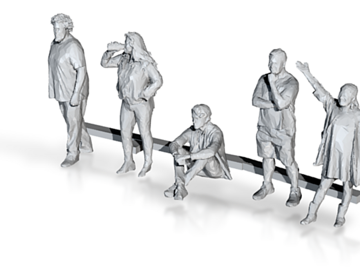 S Scale People 3d printed