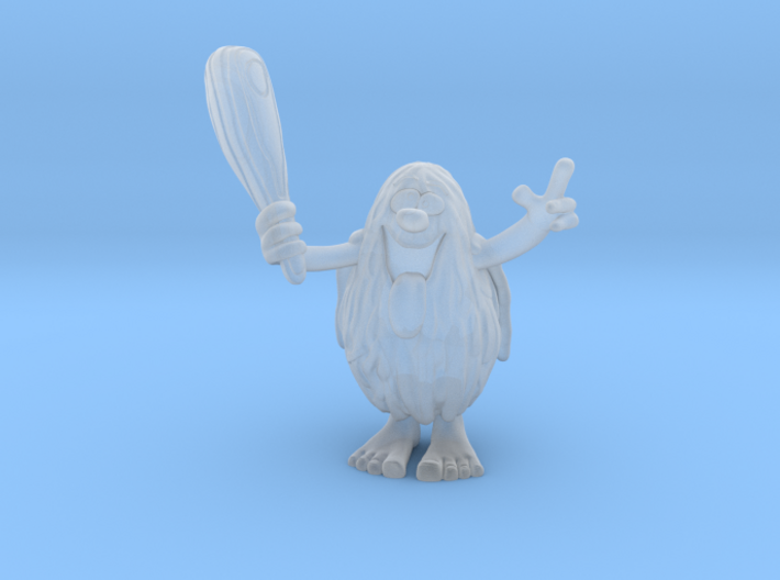 Captain Caveman 1/60 miniature for games and rpg 3d printed