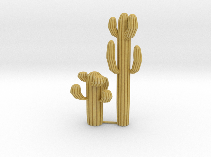 HO Scale Cactus 3d printed