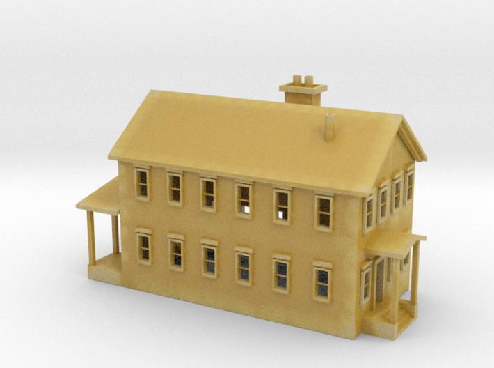 House 2 Story 3d printed 
