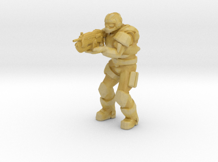 Gears of War Soldier miniature boardgame size rpg 3d printed