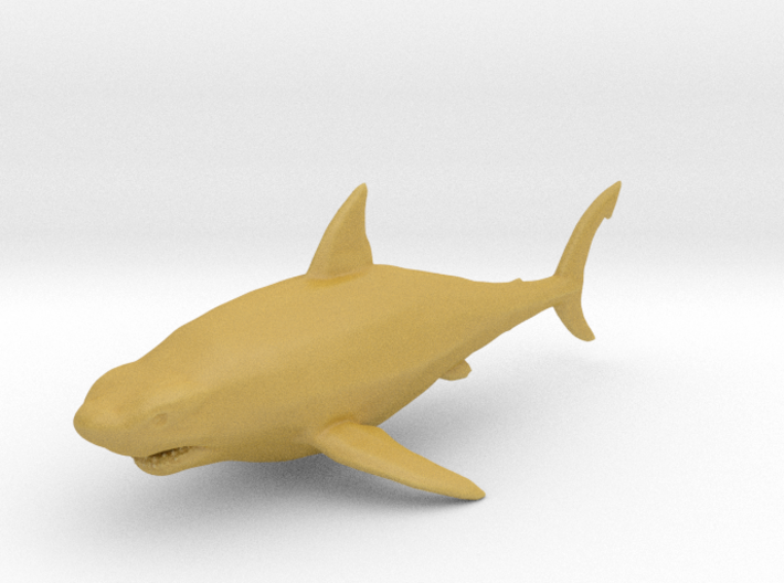 Megalodon shark kaiju monster miniature games rpg 3d printed