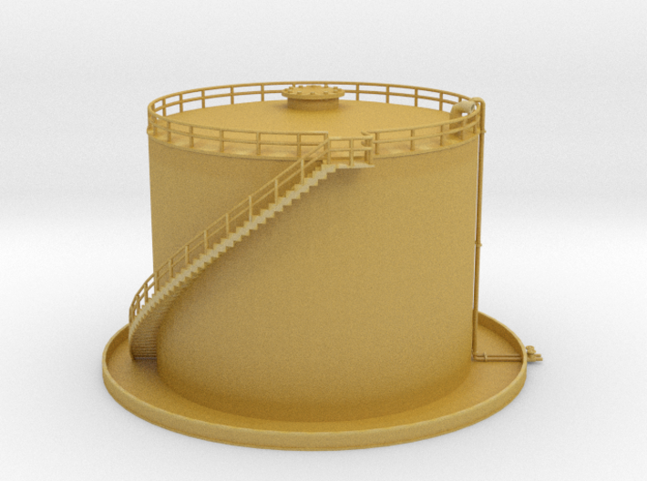 Oil Tank 40 ft  Z Scale 3d printed 