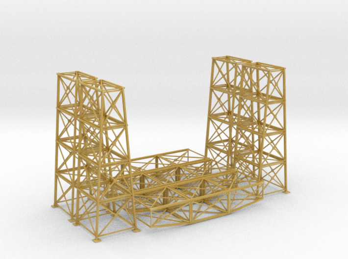 Steel Bridge Trusses Z Scale 3d printed 