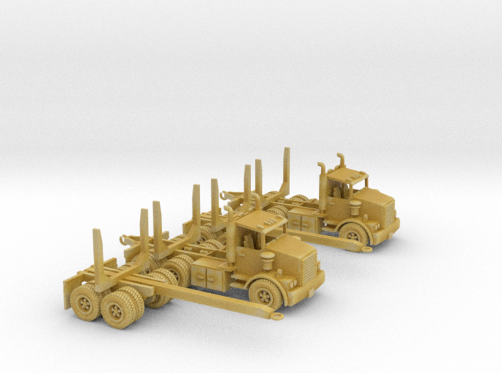 Two Logging Trucks Z Scale 3d printed 