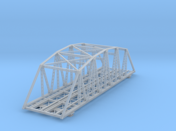 120ft Double Track Truss Bridge Z Scale 3d printed