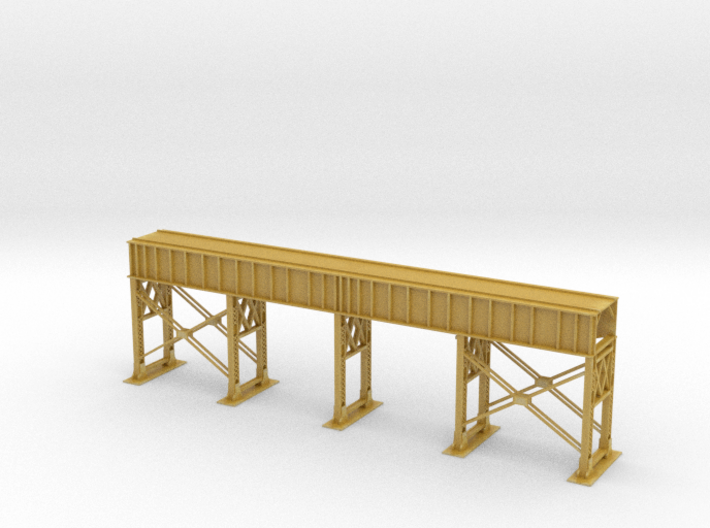 Single Track Steel Bridge Z Scale 3d printed 