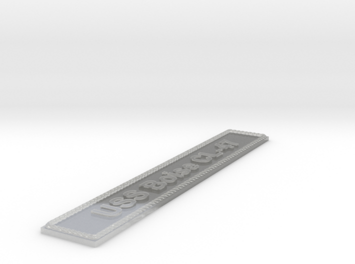 Nameplate USS Boise CL-47 3d printed