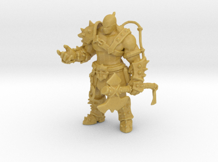 Bane Barbarian miniature model fantasy games DnD 3d printed 