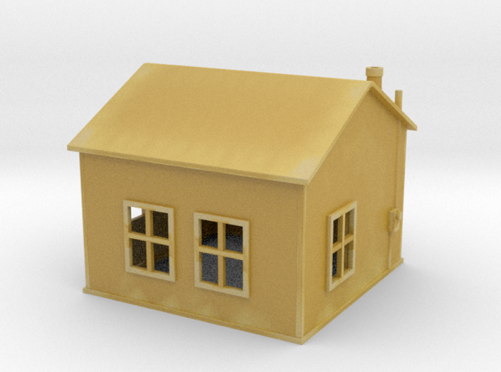 Railroad Shed Z scale 3d printed 
