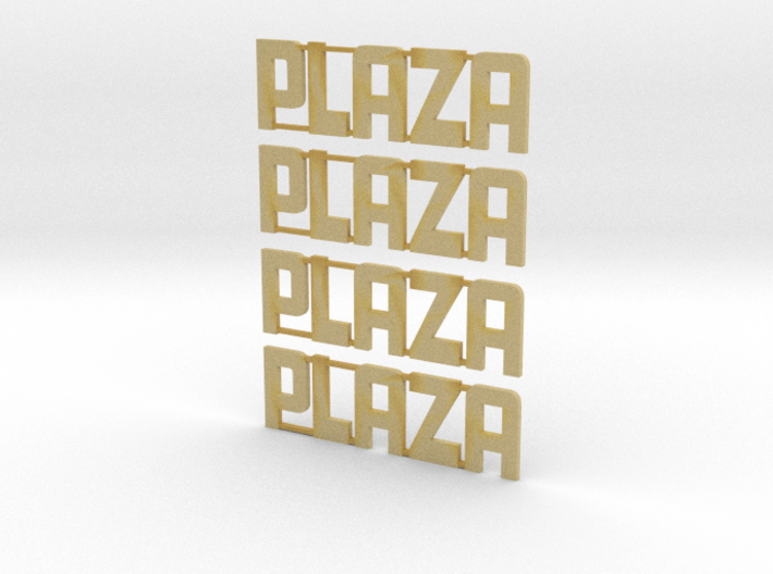 Plaza Theater Z scale 3d printed 