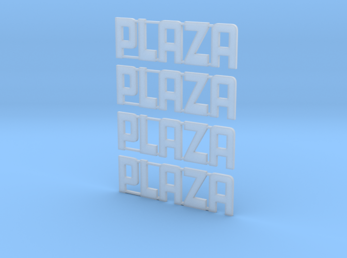 Plaza Theater Z scale 3d printed