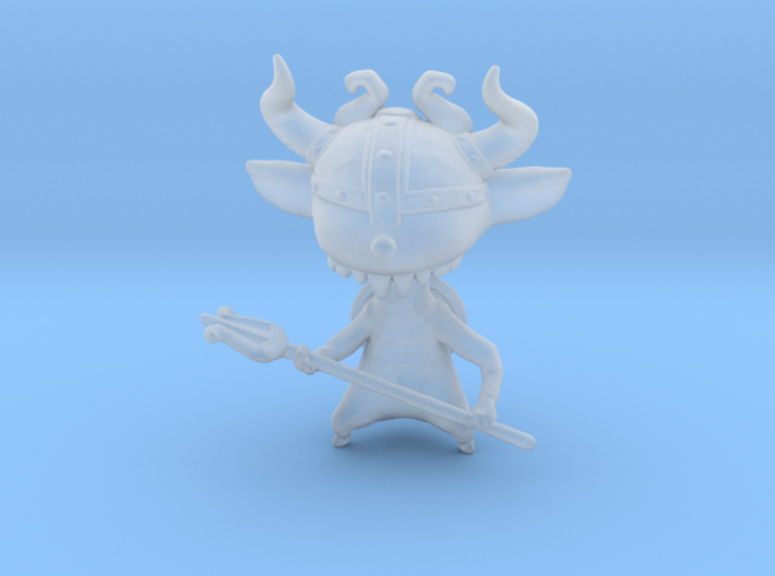 Miniblin Captain Pitchfork miniature model fantasy 3d printed