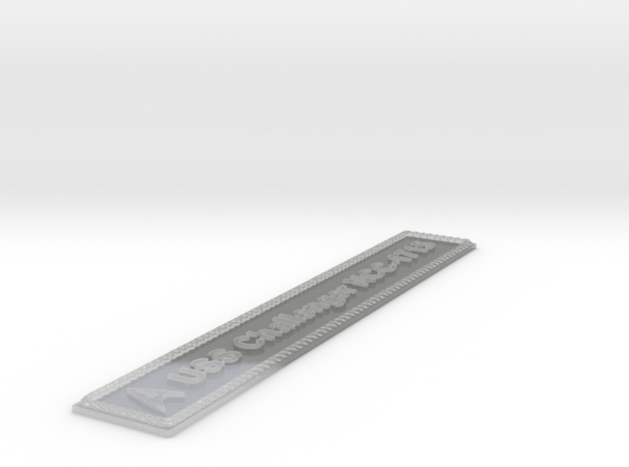 Nameplate USS Challenger NCC-1715 (10 cm) 3d printed