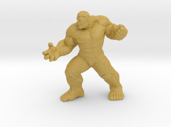 Hulk HO scale 25mm miniature model figure train 3d printed