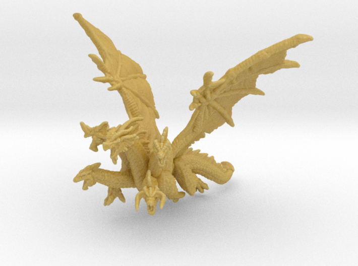 5 Headed Dragon Queen 10mm miniature model fantasy 3d printed