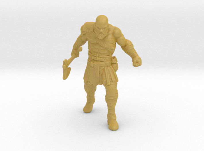Kratos gow Ragnarok miniature model games fantasy 3d printed