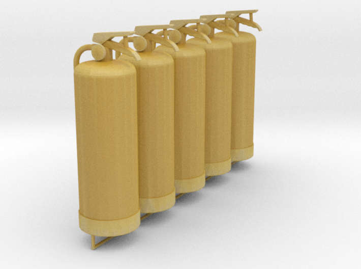 1/24 scale  Water Extinguisher set of 5 3d printed 