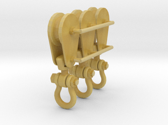 1-24_4in_pulley_clevis 3d printed