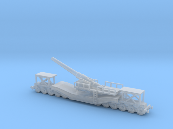 cannon de 240 1/160 railway artillery ww1 3d printed