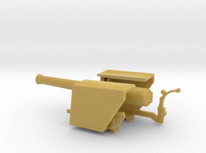 turret 9.2 mk 1a truck oo railway artillery 3d printed