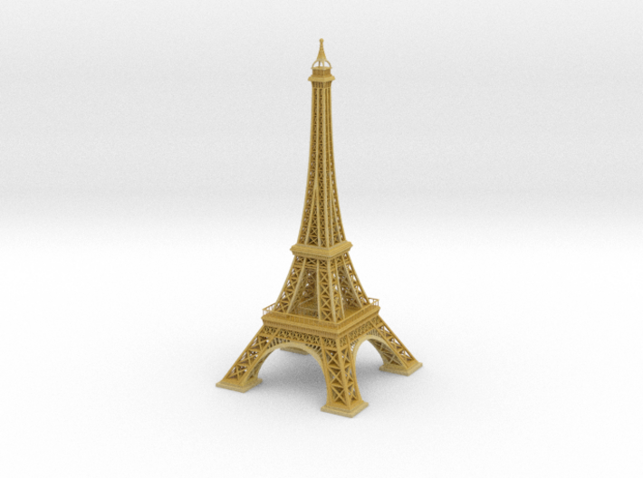 1/2000 Eiffel Tower 3d printed
