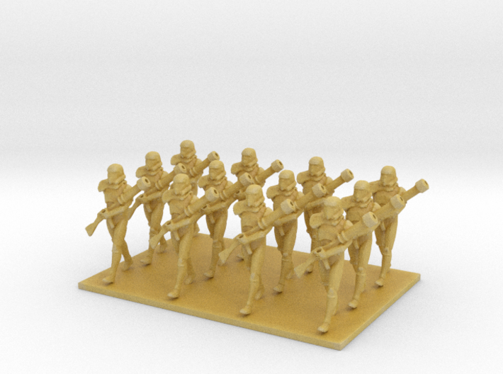 1/144 Custom Diorama Soldiers Marching X 12 3d printed