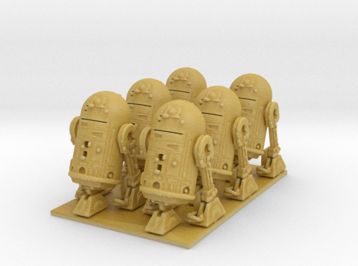 1/72 Spaceship Diorama Robots 3d printed
