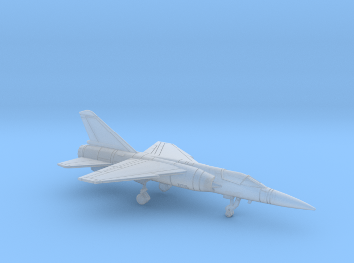 1:222 Scale Mirage F1C (Clean, Deployed) 3d printed