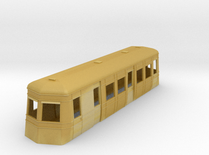 009 streamlined railcar  3d printed 