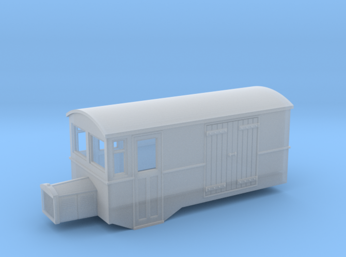 Hoe 009 railbus 42 goods version 3d printed