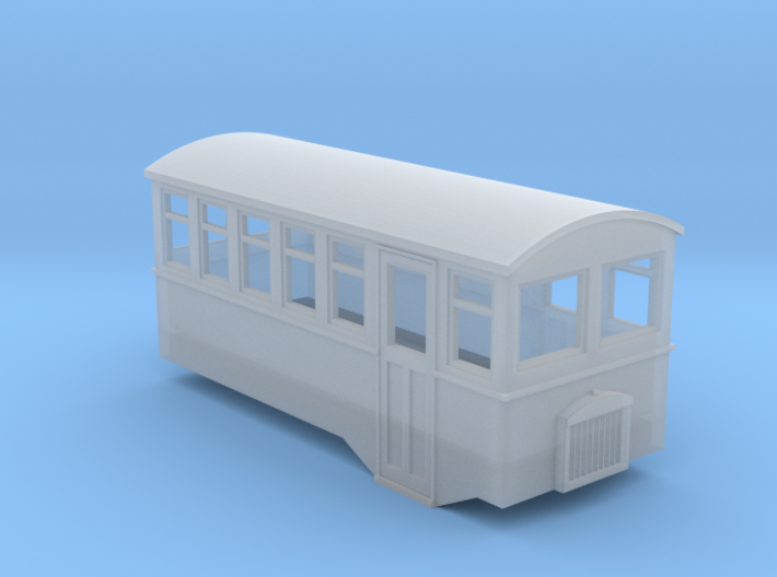 HOe 4 wheel railbus 3d printed